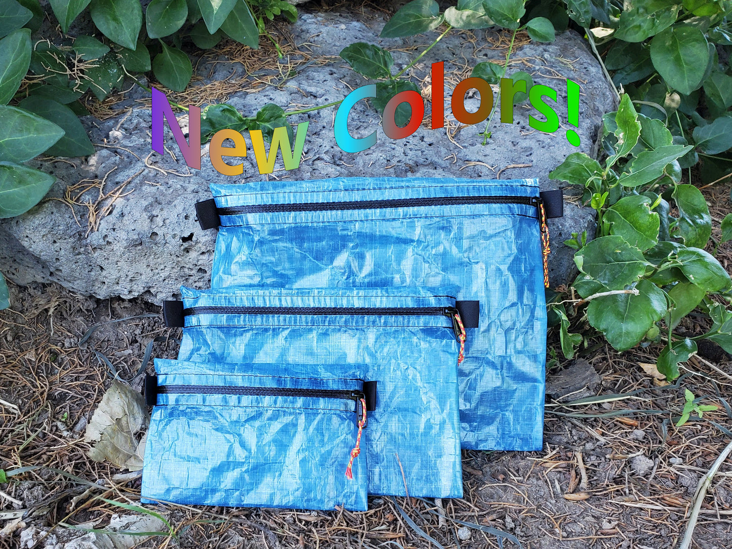 Dyneema (DCF) Ultralight Flat Zipper Pouch - New Colors!