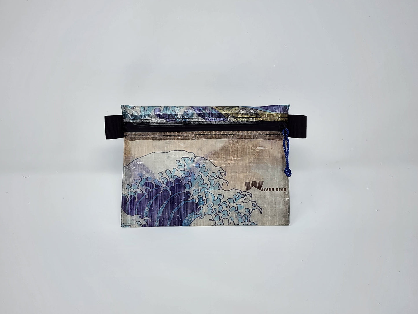 New! Dyneema - Ultralight Minimalist Hiking Zip Wallet - Custom Prints