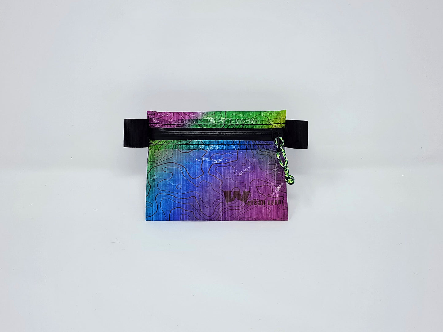 New! Dyneema - Ultralight Minimalist Hiking Zip Wallet - Custom Prints