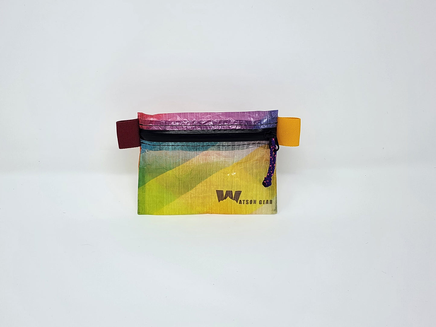 New! Dyneema - Ultralight Minimalist Hiking Zip Wallet - Custom Prints