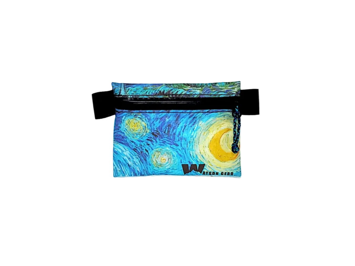 New! Dyneema - Ultralight Minimalist Hiking Zip Wallet - Custom Prints